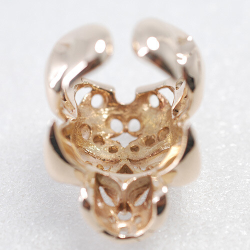 Tenderloin 8K Gold Borneo Skull Ring No. 20/Finished 15390 Tenderloin 8K Gold Borneo Skull Ring No. 20/Finished 15390