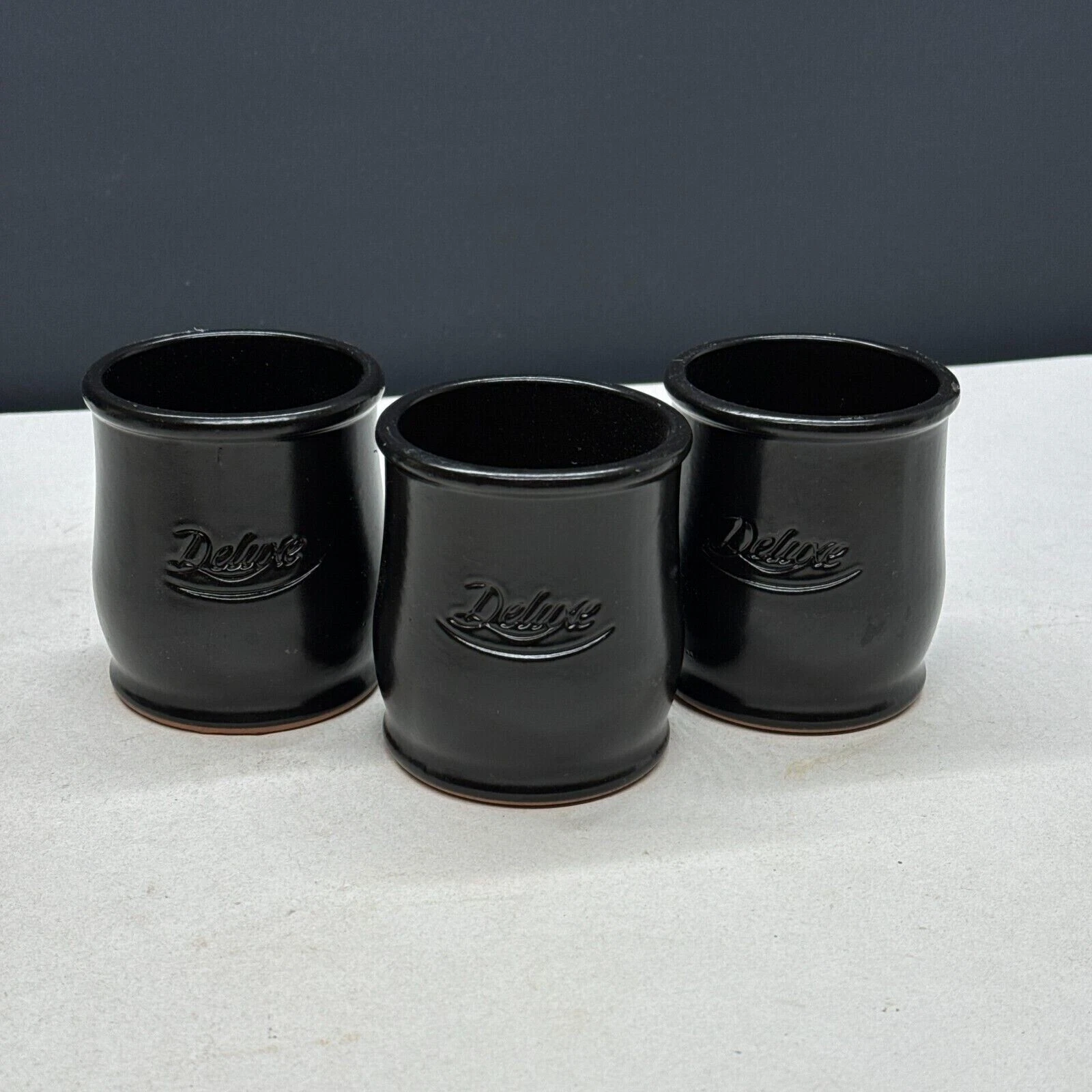 3x Cermer Deluxe Kitchen Storage Jars | Terracotta Pottery