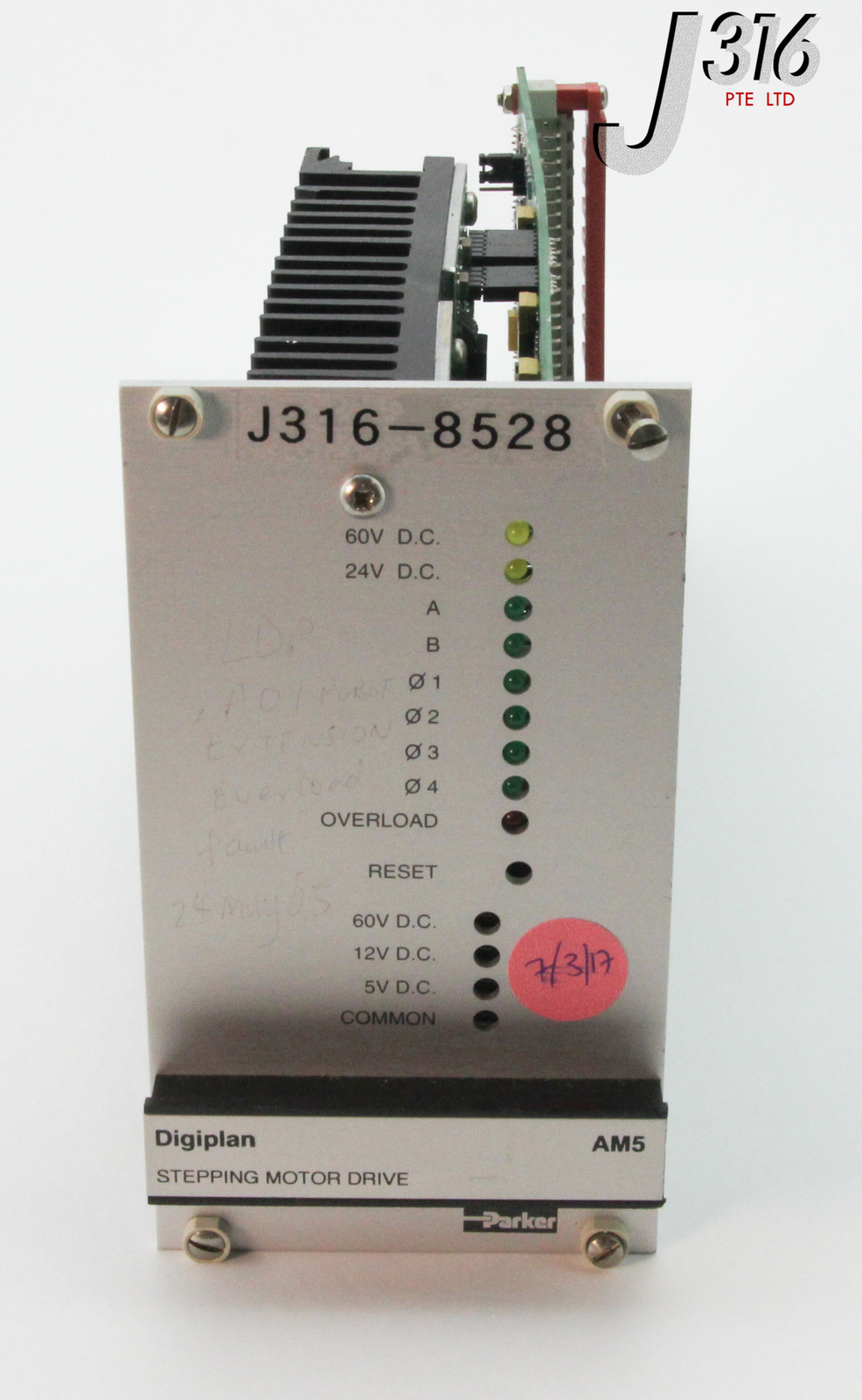 8528 PARKER PCB STEPPING MOTOR DRIVE DIGI PLAN AM5 1396.020