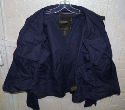 C7 Ralph Lauren Denim & Supply Flag Military Nylon Zip Jacket Navy