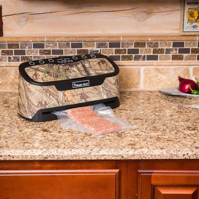 Home Appliances Food Vacuum Sealer Machine Bag Cutter Realtree Xtra
