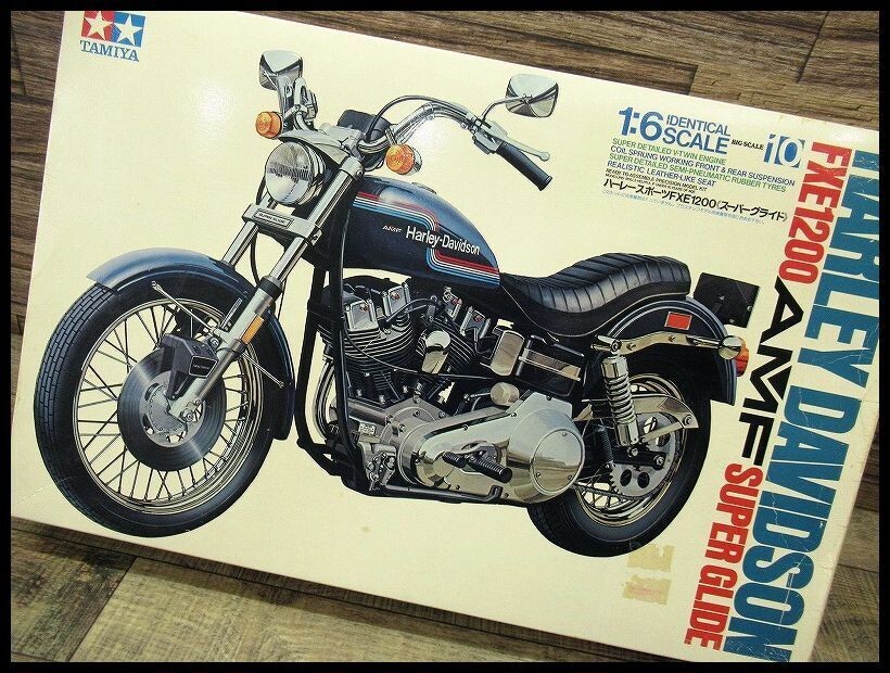 HARLEY DAVIDSON FXE1200 SUPER GLIDE タミヤ Tamiya 1/6 Harley-Davidson FXE1200 AMF Super Glide Model Kit