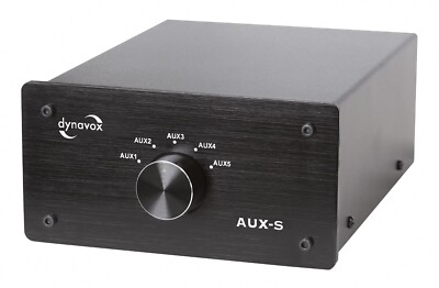 Eingangs-Umschalter / Erweiterung - AUX-S - 5 Stereo-Eingänge  Dynavox