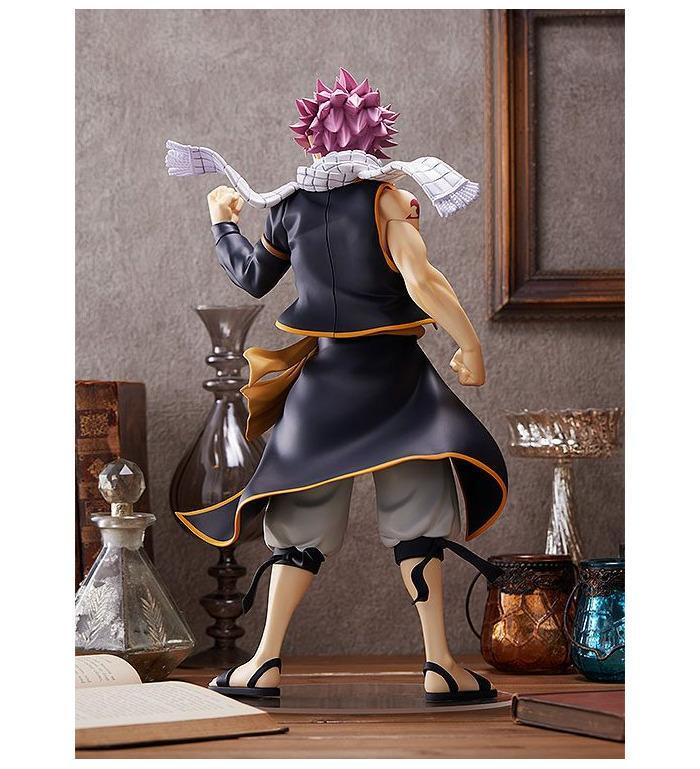 Figurine Natsu Dragneel Q Version – 10 Cm – PVC Souple – Visage Et Accessoires Interchangeables