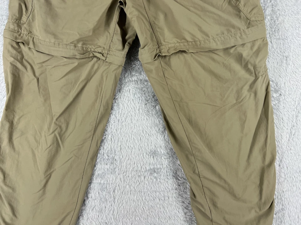 Pantalones Sierra blancos para mujer extra grandes beige convertibles carga nailon senderismo peces Foto 3 de 4