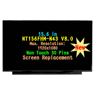 Schermo LCD Di Ricambio Non Touch 15,6" FHD Per Laptop HP - Risoluzione 1920x1080, Finitura Opaca
