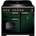 Rangemaster CDL100EIRG/B Classic Deluxe 99cm Electric Range Cooker 5 Burners
