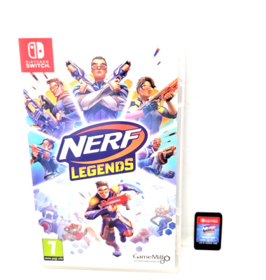 Nerf Legends Nintendo Switch EXCELLENT Condition CARTRIDGE VERSION Blaster Blast