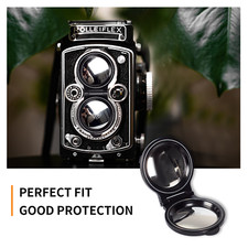 New Bayonet Bay II Satin Lens Metal Cap For Rolleiflex 75mm 3.5F TLR Camera