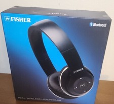 Fisher Wireless Headphones Bluetooth Over The Ear Black Headphones Made In USA