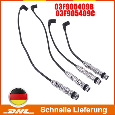 Für VW GOLF 6 POLO 5 TOURAN AUDI A1 A3 1.2 TSI RC-V IGNITION CABLE SET 44316 DE