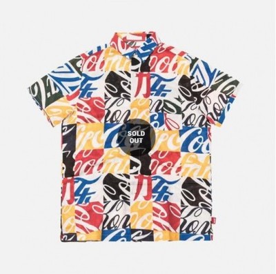 Kith X 018 Coca Cola Limited Hawaiian Style Button Down Coke Shirt