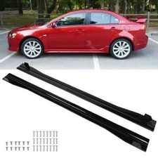 For Mitsubishi Lancer2008-2017 Pp Car Side Skirts Rocker Panel Extension Lip