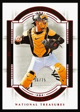 2024 Panini National Treasures #70 Ethan Salas (36/75) San Diego Padres (Red)