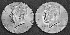 2- 2014 Kennedy half dollar coins 1P &1D