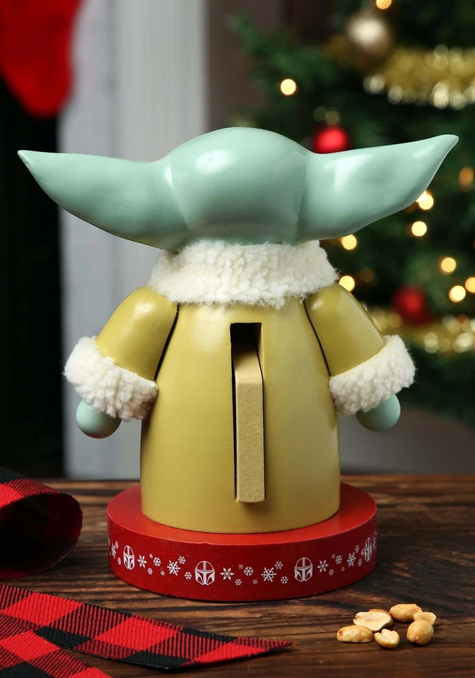Star Wars The Child Grogu Wood Christmas Nutcracker 8.5 Inch SW6202L - Image 2 of 4