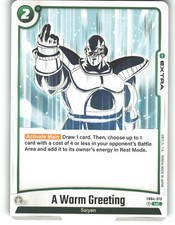 A Warm Greeting FB04-073 UC Ultra Limit Release Event Cards Dragon Ball Super LP