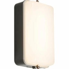 Knightsbridge AMLEDB 5W LED Bulkhead Black Base / Opal