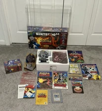 Ultimate N64 Nintendo 64 Pokemon Stadium Battle Set 100% Complete Extras Big Box