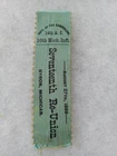 1889 BYRON 10th MICHIGAN INFANTRY GAR CIVIL WAR VET GRAND ARMY REUNION RIBBON