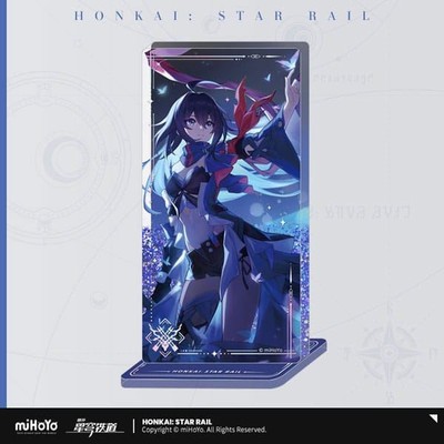 Honkai: Sternschiene Lichtkegel Acryl Ornament mit Glitzer: Seele in der Nacht 7 cm