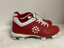 Rip - It Molded Diamonds Softball Cleats Red New Never Worn Tag Inside Shoe Y 3
