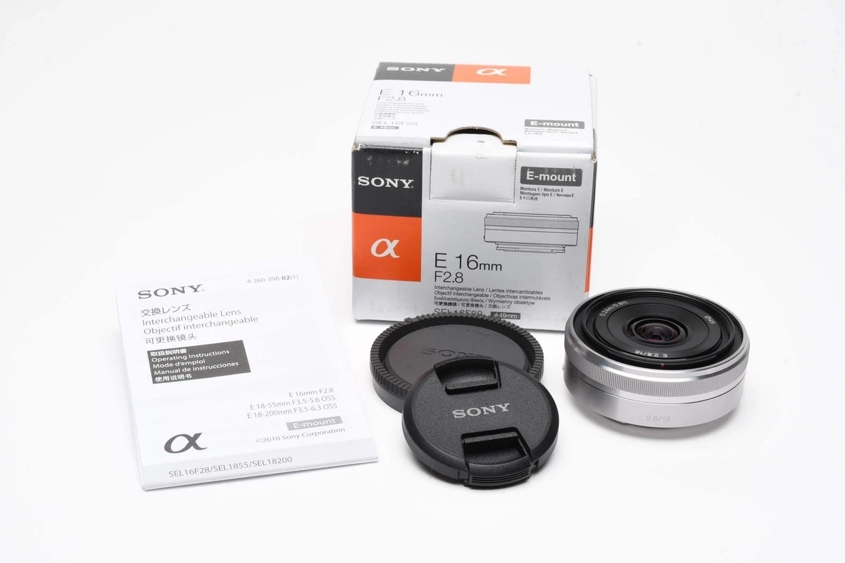 Sony SEL f/2.8 Camera Lenses 16mm Focal for sale | eBay