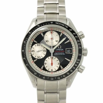OMEGA Speedmaster Date 3210.51 Chronograph Black Silver Dial Mens 90304946