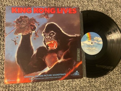 King Kong Lives Lp Picture Soundtrack 1987 V. G  /Vinyl N. M Original Press