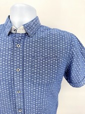 Descendant of Thieves Men's Large Limited 386 Shirt 100% Cotton Blue Dres Lardo