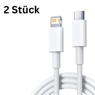 2X iPhone 14 13 12 11 Pro Max 6 7 8 Plus XS X XR USB C TO L Charging cable Kabel