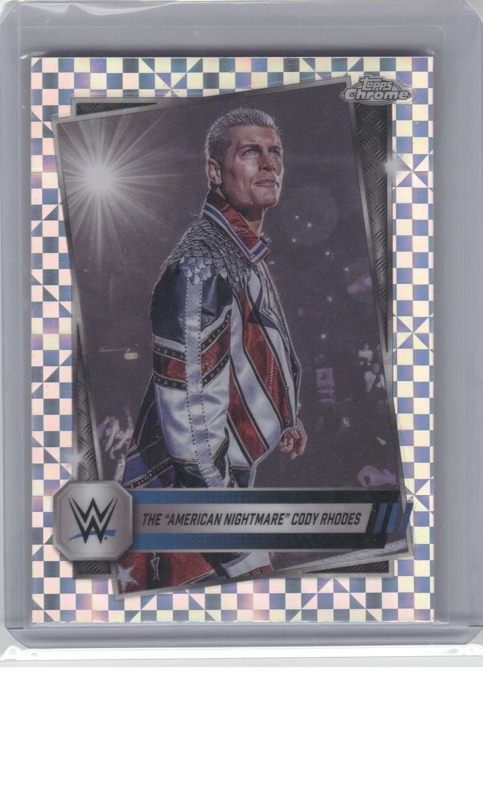 2025 Topps Chrome WWE #1 The "American Nightmare" Cody Rhodes X-Fractor B1R1C94