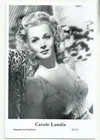 BX129) CAROLE LANDIS SWIFTSURE PHOTO POSTCARD (22/13) PIN UP FILM GLAMOUR