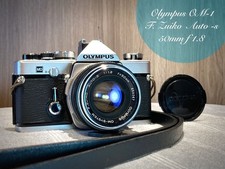 OLYMPUS OM 1 with F.Zuiko f1.8 Lens Set