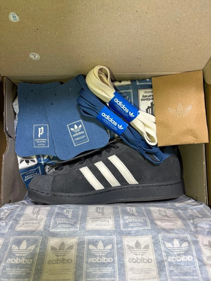 Daiki Tsuneta x atmos x adidas Superstar Altered Blue for Sale