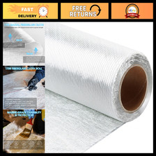 Biaxial Fiberglass Cloth Mat Roll 50" x 360" - Heavy Duty for Boat, Auto, Roofin