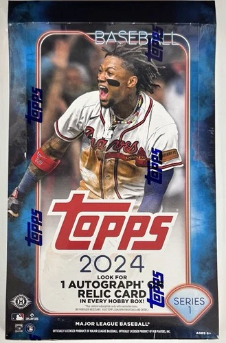 2024 Topps Series 1 Baseball Factory Sealed Hobby Box Elly Chourio Merrill Auto