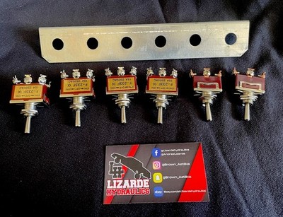 6 hole switch panel FBSSCC,  Lowrider Hydraulics *Un-wired