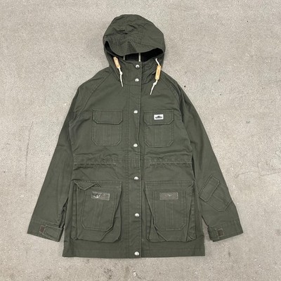 Penfield Hudson Wax Vassan Mountain Parka Jacket Men s Small Green Outdoor