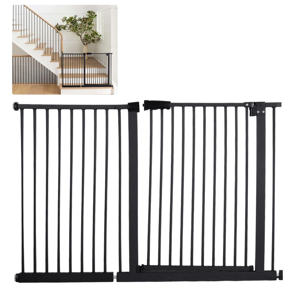 Очень широкие детские ворота с креплением на дверь 30-68 дюймов, детские ворота - Изображение 2 из 4
