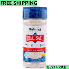 Redmond Real Sea Salt - Natural Unrefined Gluten Free Fine, 10 Ounce Shaker 1