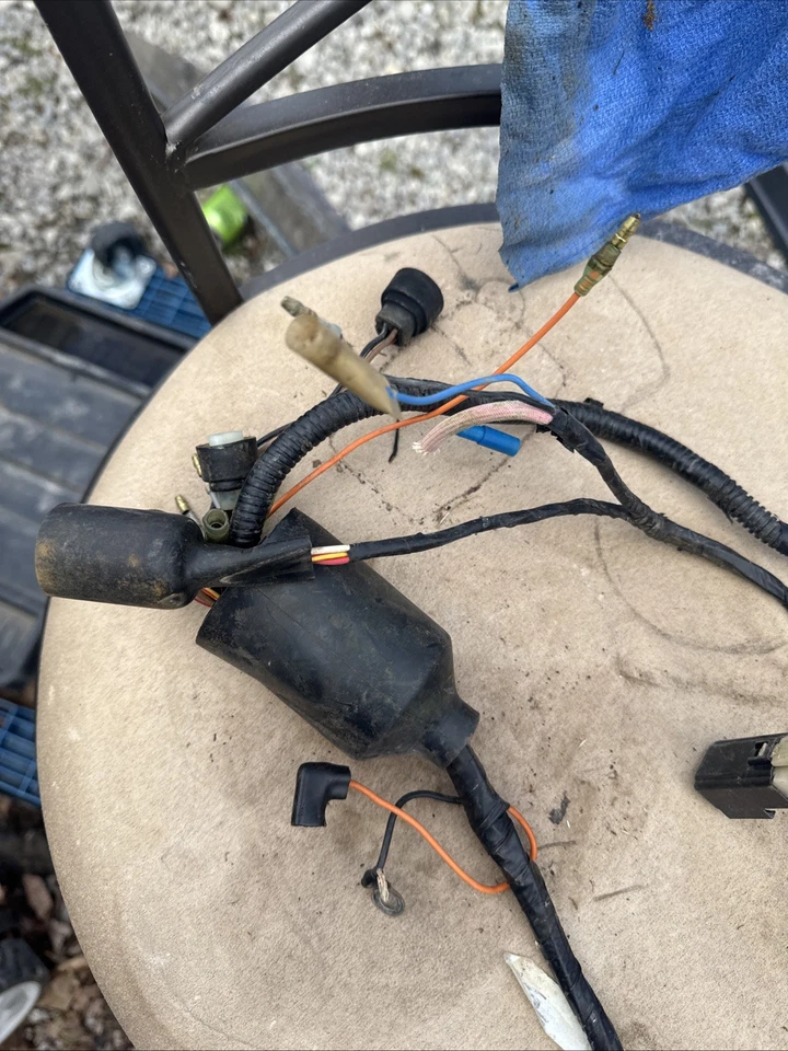 1989 Yamaha YFM 100 Champ Moto 4 провода жгут проводов 2HX-82590-00-00 - Изображение 2 из 3