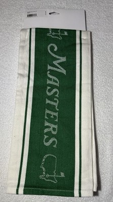 Masters Home Collection Dish Towels Set of 2 Green/White Augusta National Golf