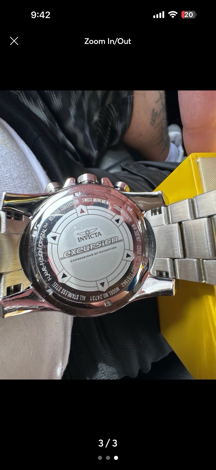 Invicta Reserve Excursion Chronograph, model 24731 - image 3