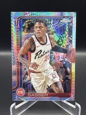 Marcus Sasser 2025-26 Topps Chrome Prism Refractor #35 Pistons