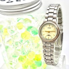 CITIZEN FORMA 9630-H04228 6N0038 Women's Watch Ivory Dial Silver Band 24.2mm Cas