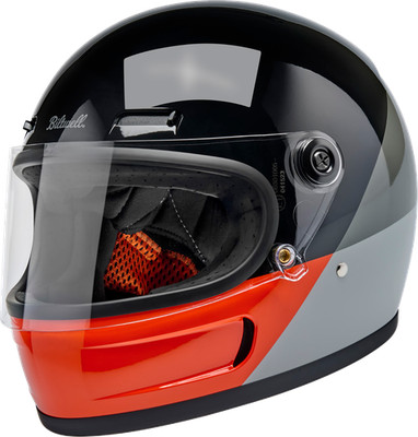 BILTWELL Gringo SV Helmet - Intersection - Black/Orange/Gray - 2XL 1006-5128-506