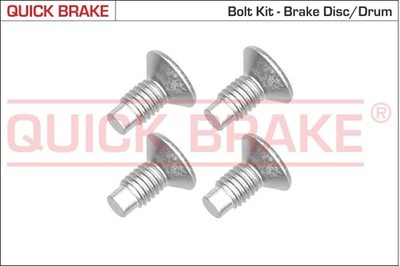 QUICK BRAKE Schraubensatz Bremsscheibe 11663K für NISSAN RENAULT MERCEDES OPEL 2