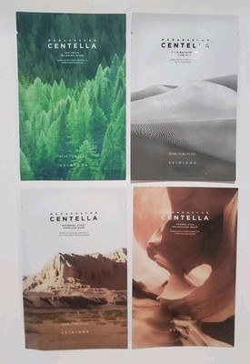 4 x SKIN 1004 Madagascar Centella Watergel Ampoule Glow Relaxing Nourishing Mask