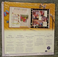 Creative Memories Original 12x12 WHITE PORTRAIT SLEEVES (5) RCM-12PS old style N